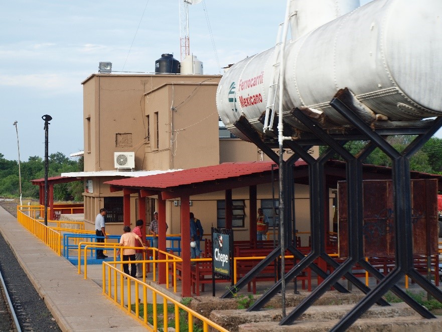 Estación El Fuerte, km. 839 Fecha de la toma: 30 de julio de 2012.
