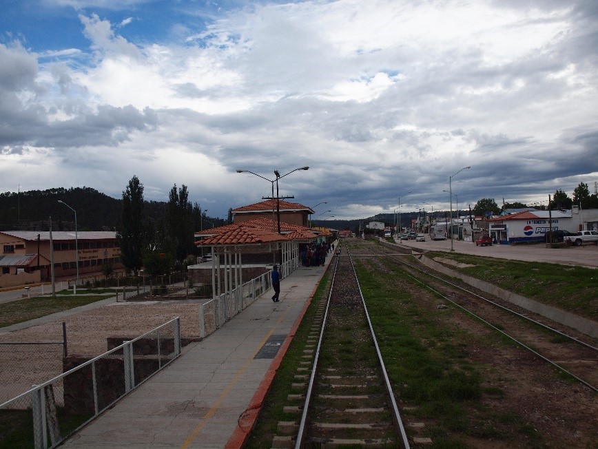 Estación Creel, Km. 565 Fecha de la toma: 30 de julio de 2012.
