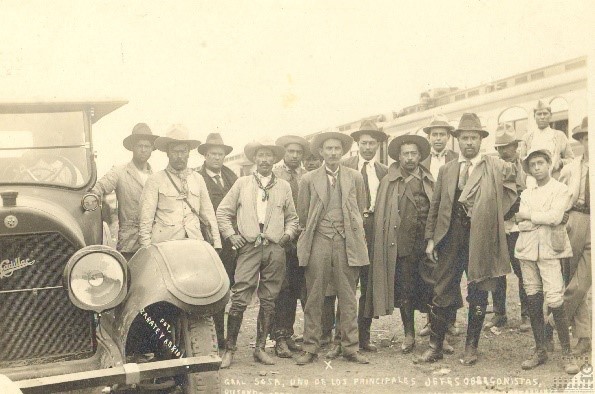 General Sosa, uno de los principales jefes obregonistas, Aljibes, Puebla. Mayo de 1920. Colección Zárate y Arriola. CEDIF, CNPPCF, Secretaría de Cultura.