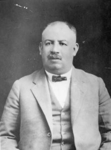 Felipe Pescador, retrato. Ca. 1915. Fondo FNM, Sección Revista Ferronales. CEDIF, CNPPCF, Secretaría de Cultura.