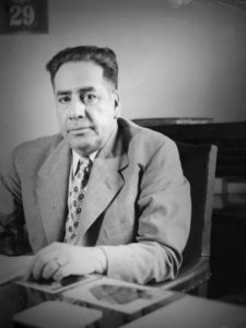 Alberto Garduño, retrato. Fondo FNM, Sección Revista Ferronales. Secretaría de Cultura, CNPPCF, CEDIF.