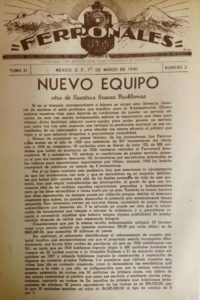 Revista Ferronales, t. XI, núm. 3, marzo de 1940.