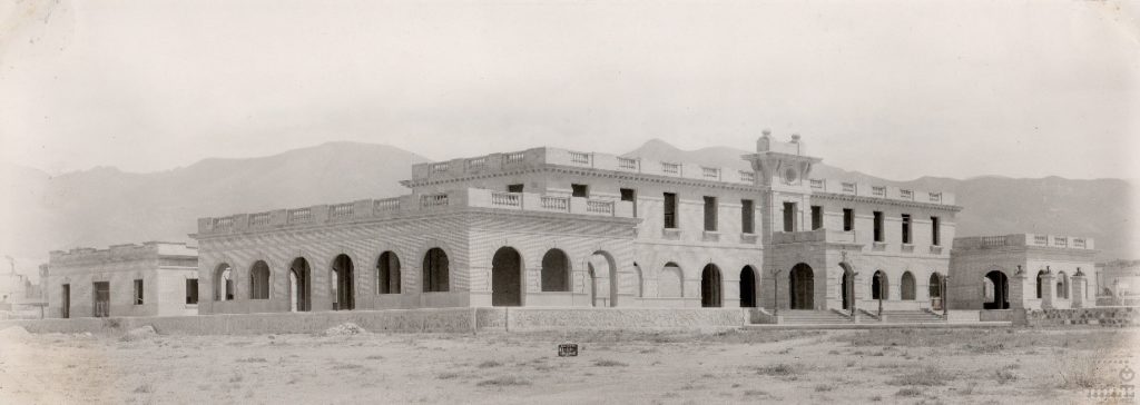 Edificio para oficinas de la estación Buenavista. Saltillo (En proyecto). 1927. Fondo FNM, Sección Comisión de Avalúo e Inventarios. Secretaría de Cultura, CNPPCF, Cedif.