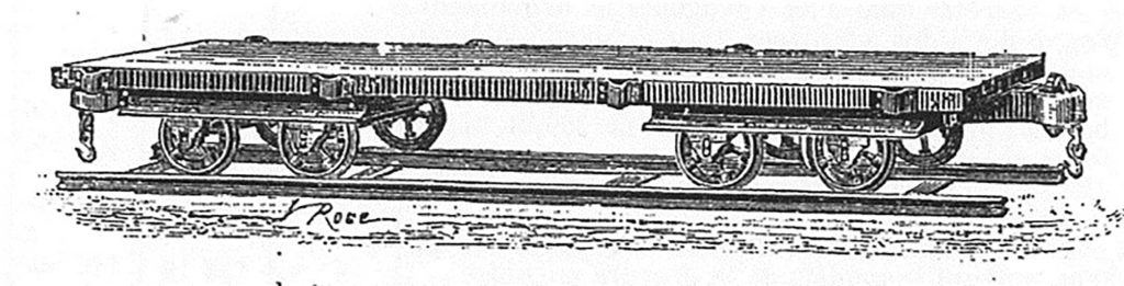 Vagoneta o plataforma básica Decauville.