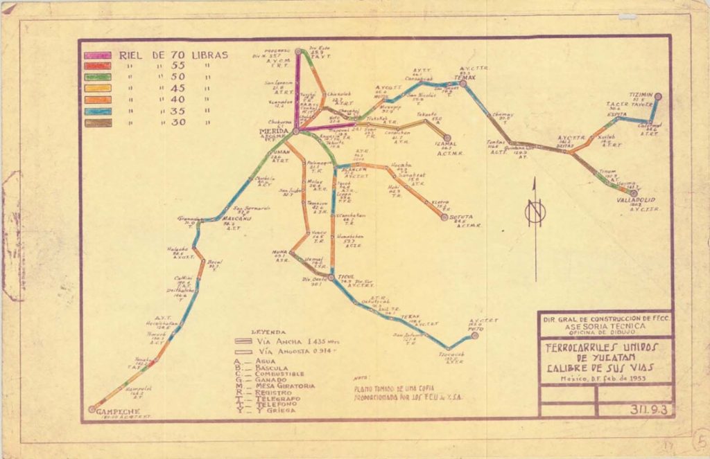 Ferrocarriles Unidos de Yucatán.